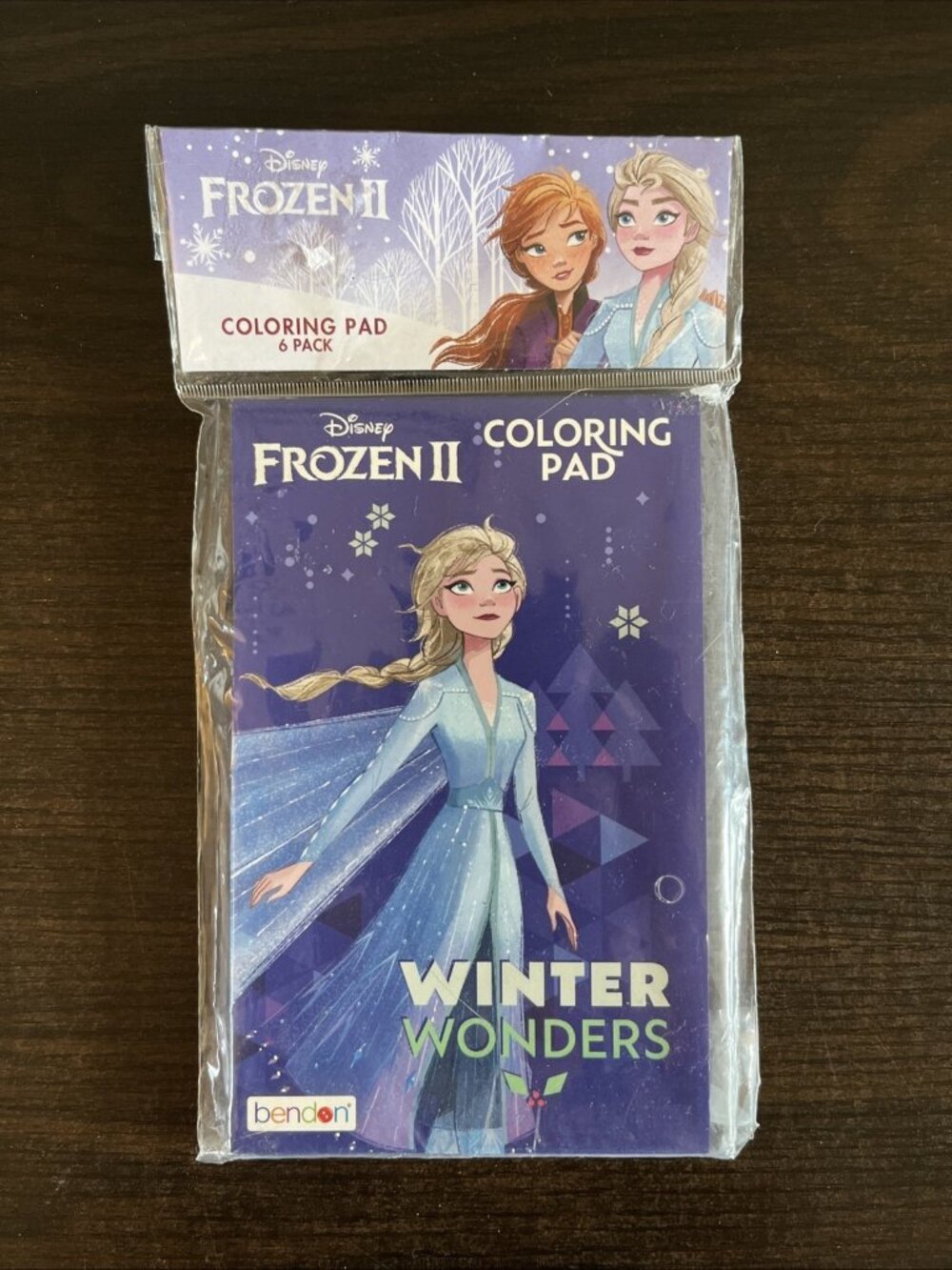 NIP Disney's Frozen 2 Coloring Pads Winter Wonders (6 Pack) 2020